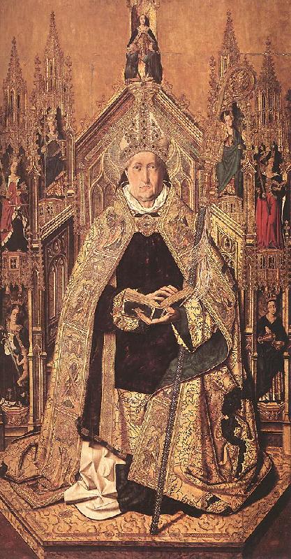 Bartolome Bermejo St Dominic Enthroned in Glory